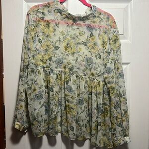 Altar’d State Floral Blouse